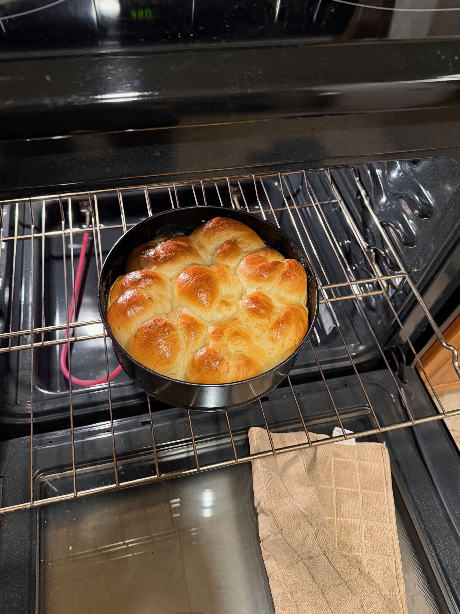 Freshly baked homemade rolls